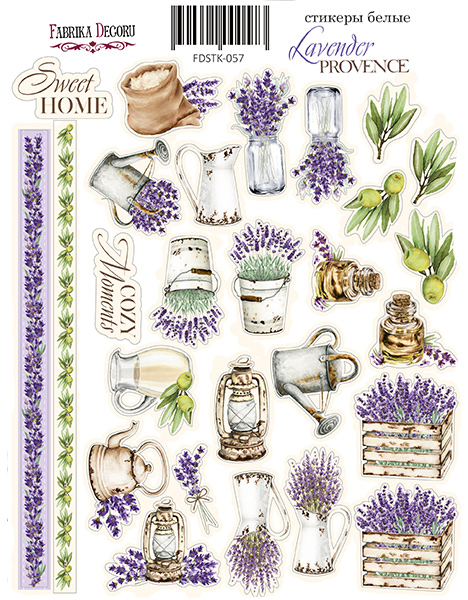 Kit of stickers #057, "Lavender Provence-1"