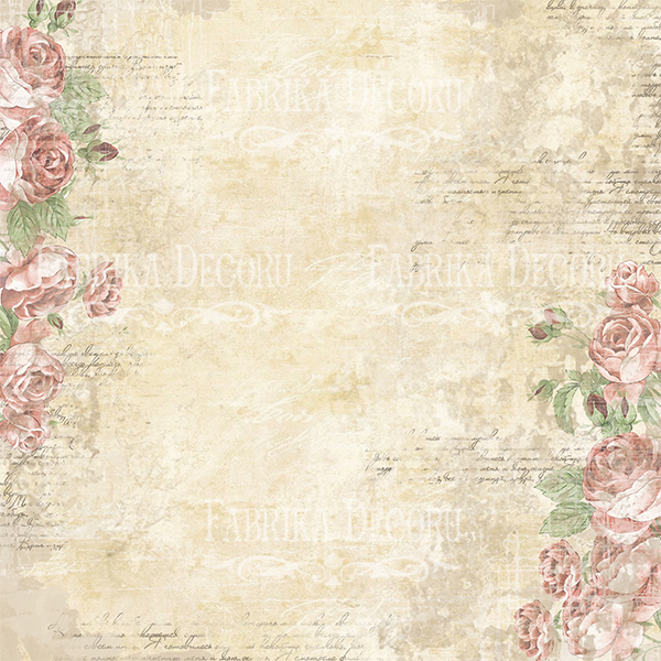 Zestaw papieru do scrapbookingu "Letters of love" 30,5cm x 30,5cm - foto 8  - Fabrika Decoru