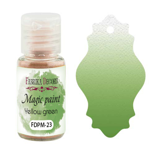 Sucha farba Magic paint Żółto-zielona, 15 m - Fabrika Decoru