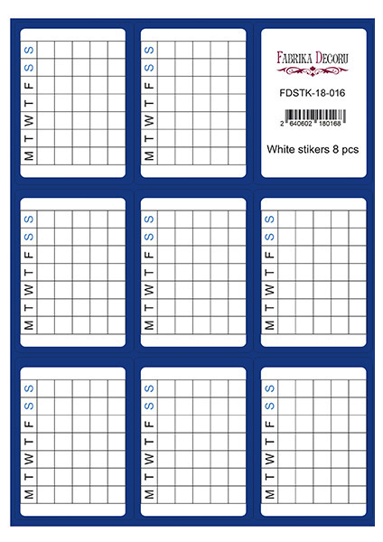 Set of stickers for journaling and planners #18-016