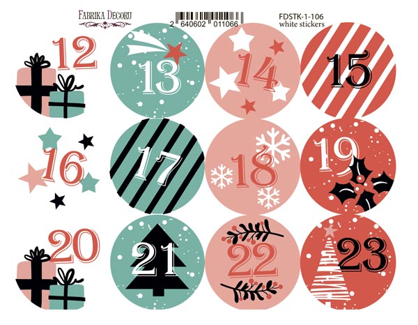 Journaling stickers set #1-106