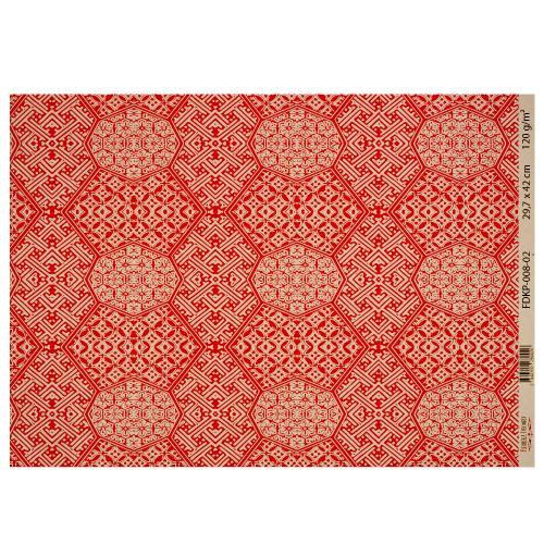 Einseitiges Kraftpapier Satz für Scrapbooking Vintage Christmas, 42x29,7 cm, 10 Blatt  - foto 1  - Fabrika Decoru