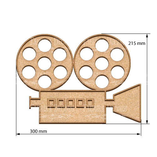 Artboard Filmprojektor 30х21,5 cm - foto 0  - Fabrika Decoru