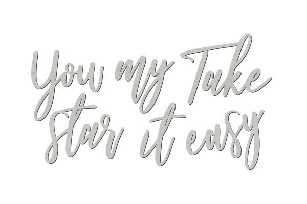 Tekturek "You my star, take it easy" #447 - foto 0  - Fabrika Decoru