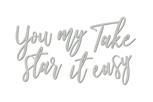 Chipboard "You my star, take it easy" #447 - foto 0