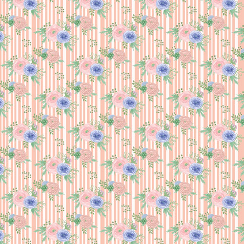 Набор бумаги для скрапбукинга Flower mood 20x20 см, 10 листов - Фото 6