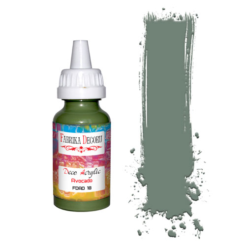 Acrylfarbe Avocado 40 ml - Fabrika Decoru