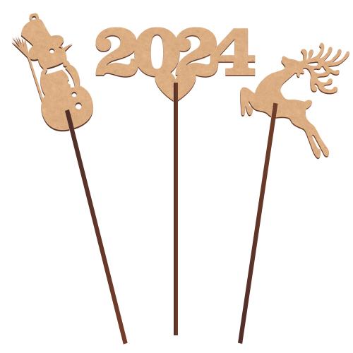 Topper 2024 nowy rok #294 - Fabrika Decoru