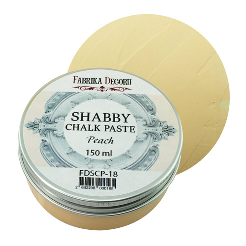 меловая паста shabby chalk paste персик 150 мл фабрика декору