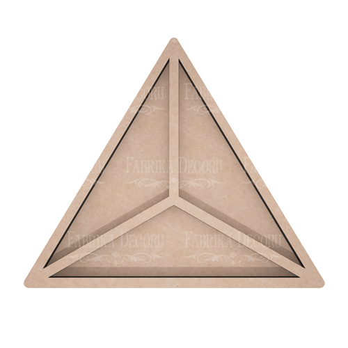 микс бокс треугольник, 26,5х30см фабрика декору
