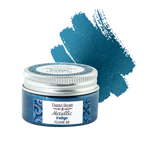 Metallic-Lack Indigo 30 ml - Fabrika Decoru