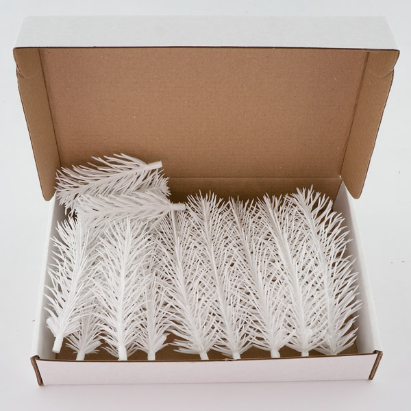 Set of artificial Christmas tree branches White 15pcs - foto 0