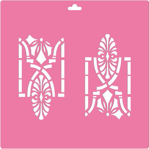 Stencil for furniture reusable, Pattern #197 - foto 0