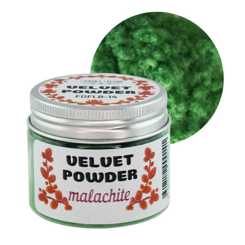 Aksamitny puder MALACHIT, 50 ml - Fabrika Decoru