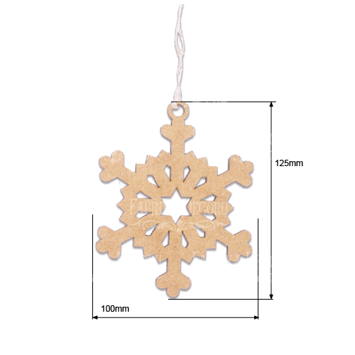 Blank for decoration "Snowflakes-3" #188 - foto 0
