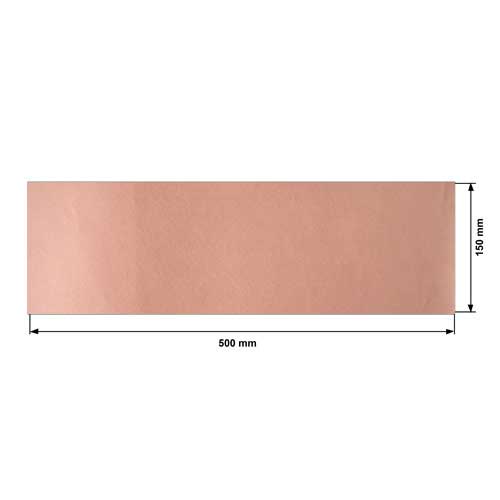 Відріз шкірзаму Pink, розмір 50см х 15см - фото 0