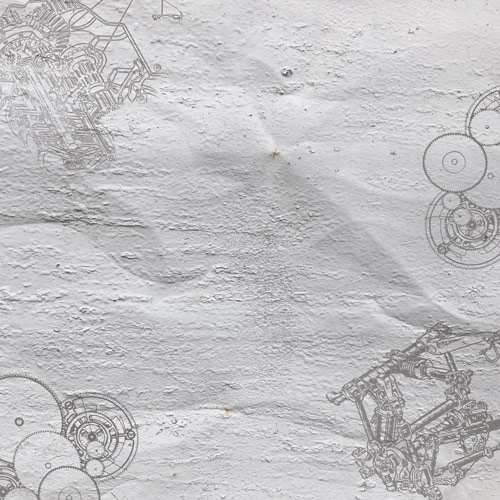 Double-sided scrapbooking paper set Grunge&Mechanics 12″x12″ 10