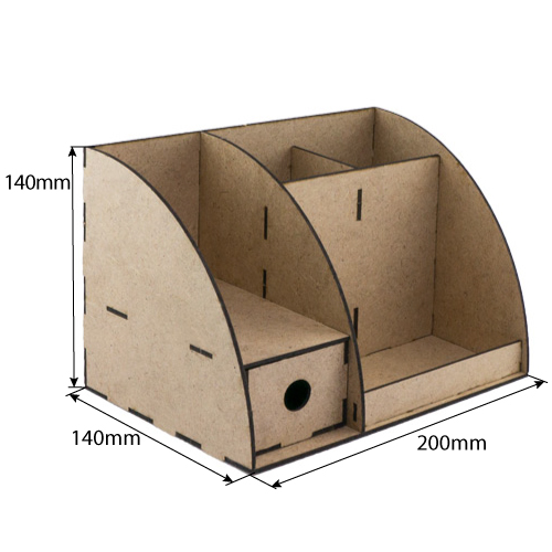 Desk organizer kit cosmetic accessories or stationery, DIY kit #021 - foto 1