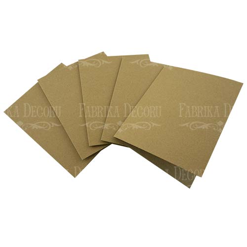 Set of blanks for creating cards 12х15cm, kraft