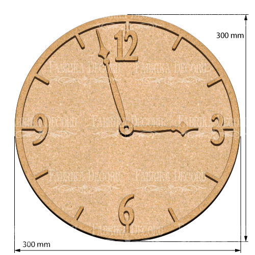  Art board Clock 4 30х30 cm - foto 0