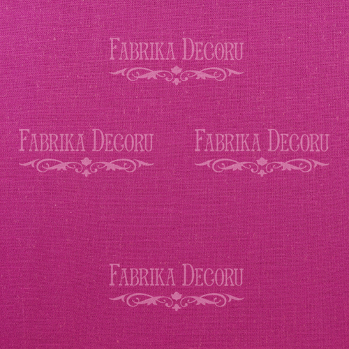 Stoffzuschnitt 25X55 Fuchsia - Fabrika Decoru