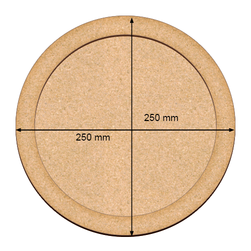 Art board Circle, 25cm х 25cm - foto 0