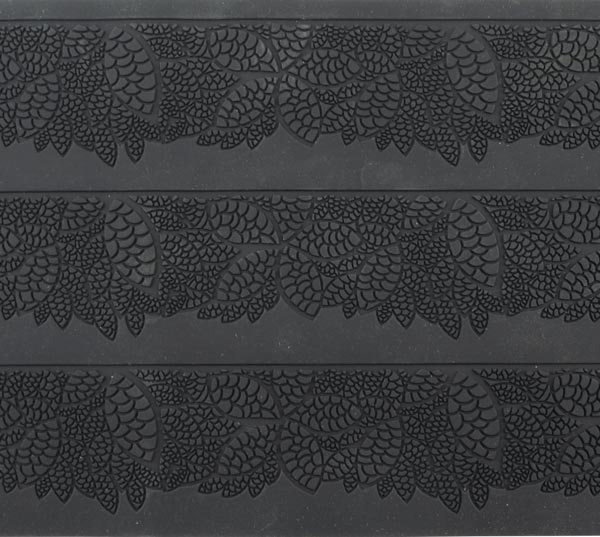 Силіконовий килимок, Бордюр із листям #06 - фото 0