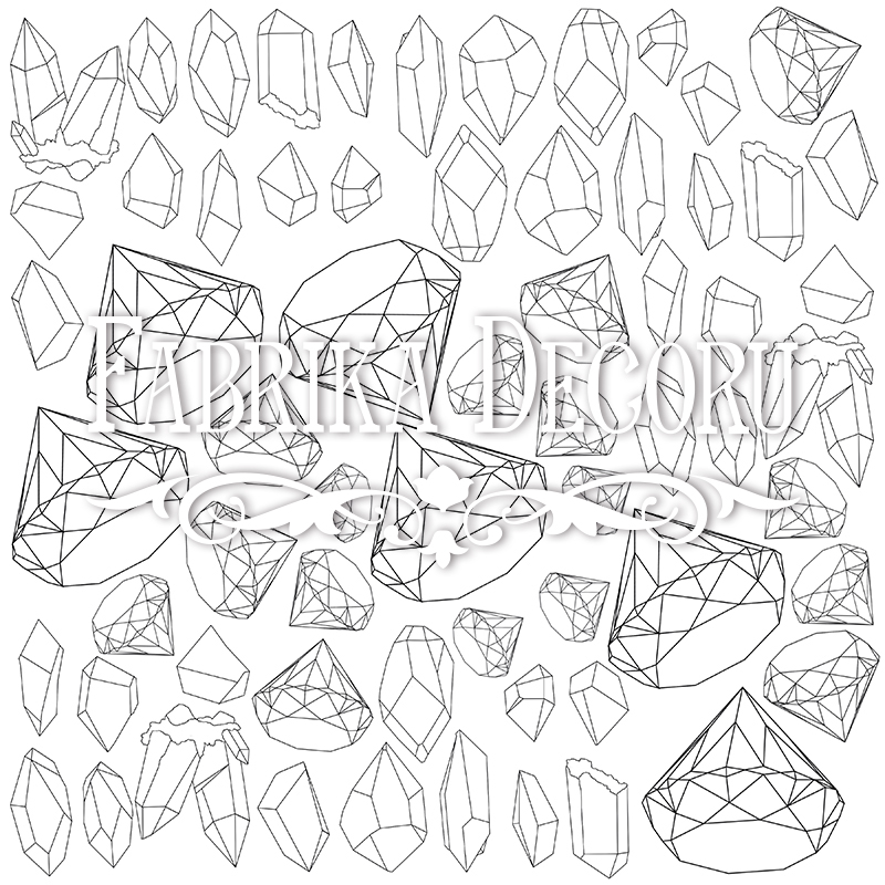 лист 30,5см x 30,5см для раскрашивания маркерами, brilliant