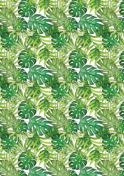 Overlay "Green wild tropics" 21х29,7 сm