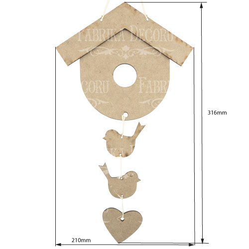 Blank for decoration "Birdhouse" #138 - foto 0