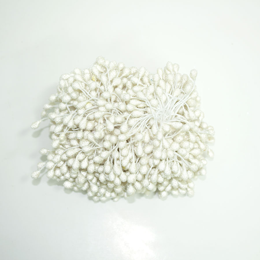 Stamens large sugar-coated White 20pcs