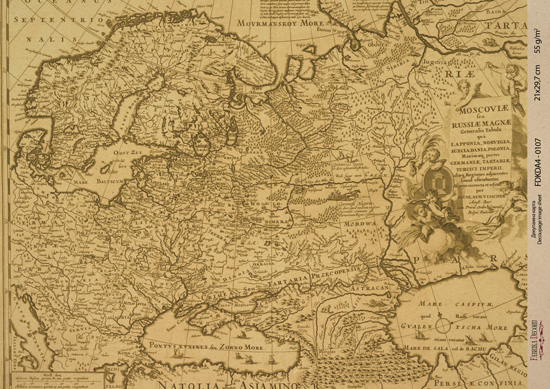 декупажная карта на крафт бумаге 21x29,7см, "vintage world map", #00107 фабрика декору