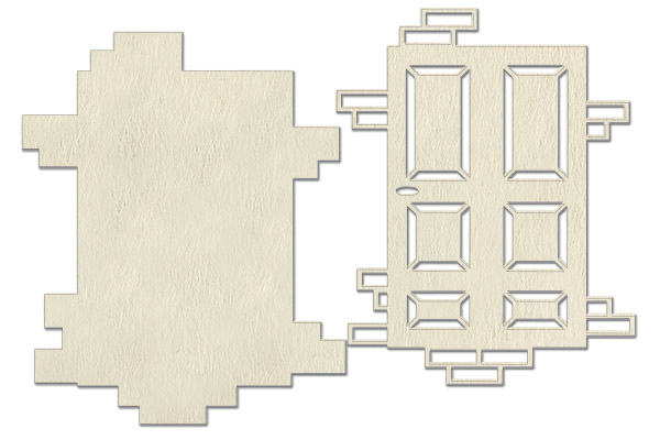 Chipboard embellishments set, FDCH-300