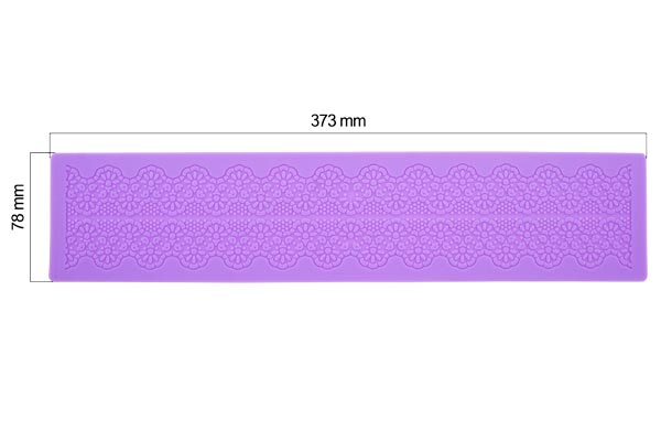 Silicone mat, Floral border #02 - foto 0