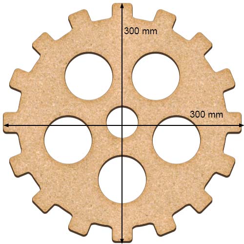 Zeichenbrett Zahnrad 1 - foto 0  - Fabrika Decoru