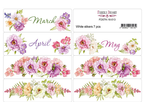 Set of stickers for journaling and planners #16-013