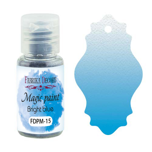 Sucha farba Magic paint Jasnoniebieska, 15 ml - Fabrika Decoru