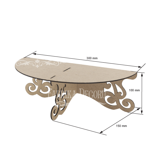 Cupcake stand "Semicircle openwork-1" #067 - foto 0