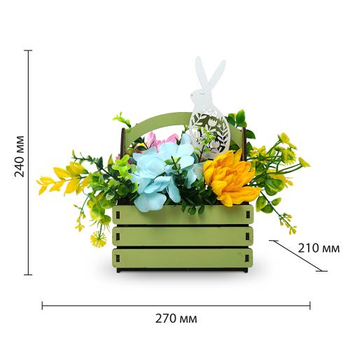 Floral Arrangement Kit “Easter Basket” - foto 1