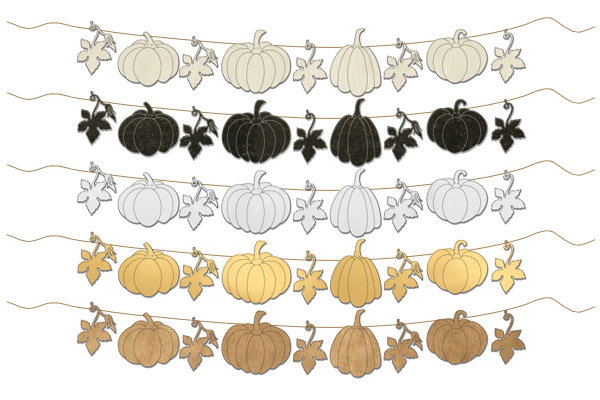 Бумажная гирлянда «Тыквы» FDCHG-001 - Фото 1