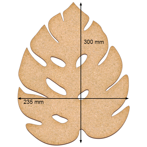 Art board Monstera Leaf, 23,5cm х 30cm - foto 0