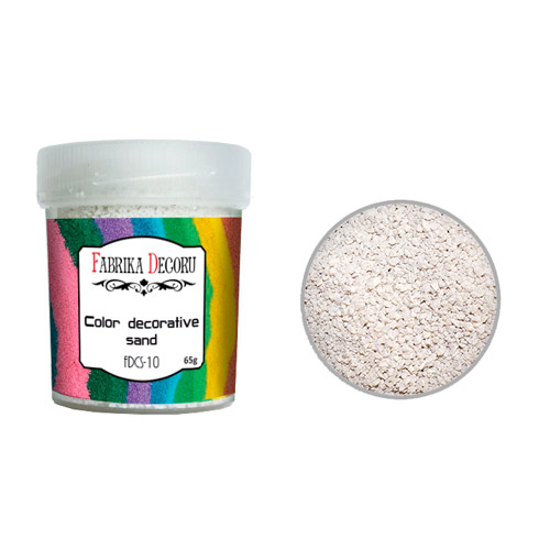 Farbsand Weiß 40 ml - Fabrika Decoru