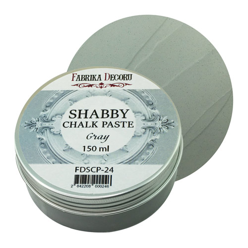 Shabby Kreidepaste Grau 150 ml - Fabrika Decoru