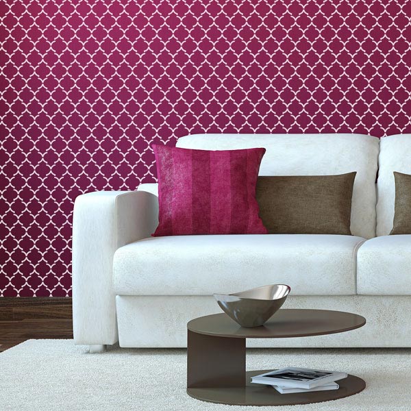 Stencil for decoration XL size (30*21cm), Moroccan lattice #117 - foto 0