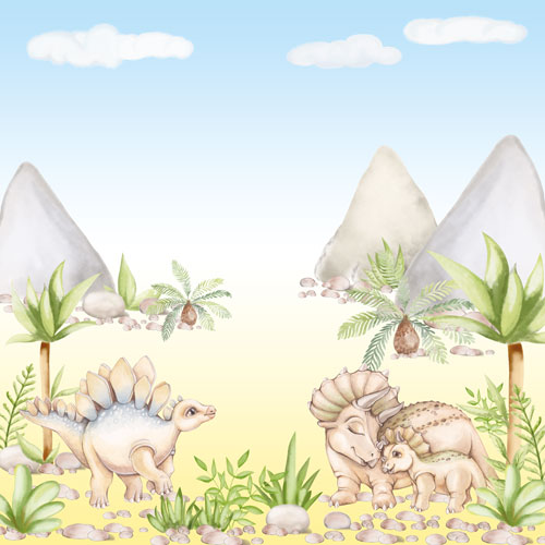 Zestaw papieru do scrapbookingu Dinosauria 30,5x30,5cm - foto 1  - Fabrika Decoru