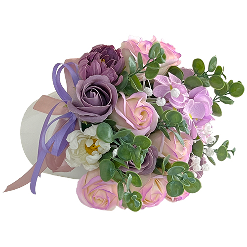 Blumenarrangement  „Fantasie“, 250 x 250 x 260 mm - foto 0  - Fabrika Decoru
