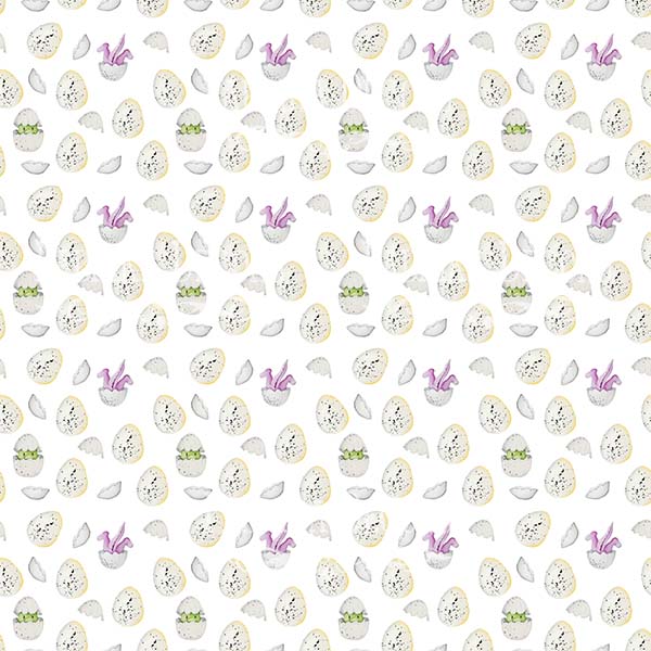 Double-sided scrapbooking paper set Dino baby 12"x12" 10 sheets - foto 10