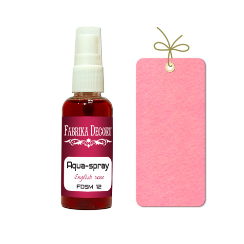 Aqua Spray, Farbe Englische Rose, 50ml - Fabrika Decoru