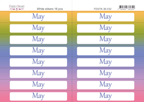 Set of stickers for journaling and planners #36-032