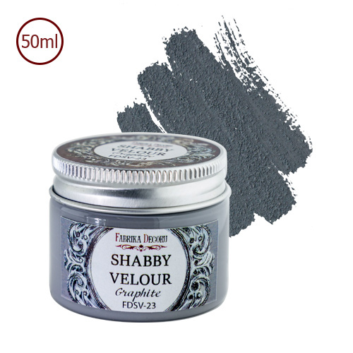 Shabby velour paint Graphite